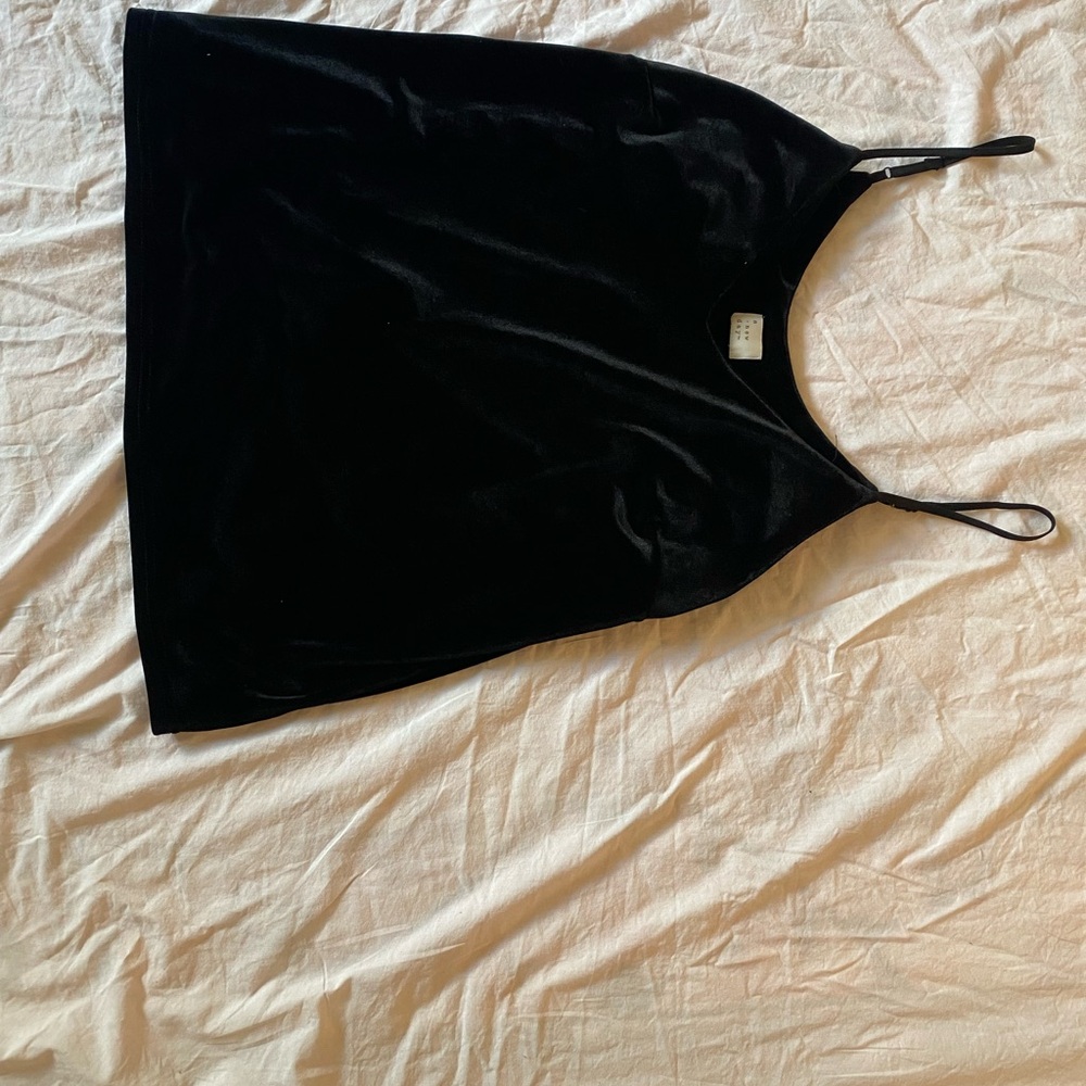 3 for $20 Black Velvet Camisole Top- Medium